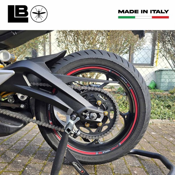 Radaufkleber Felgen 17 kompatibel mit Triumph Street Triple 765 RS