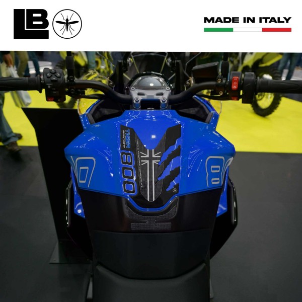 Protector de depósito adhesivo 3D compatible con Triumph Tiger 800 Sport 2025