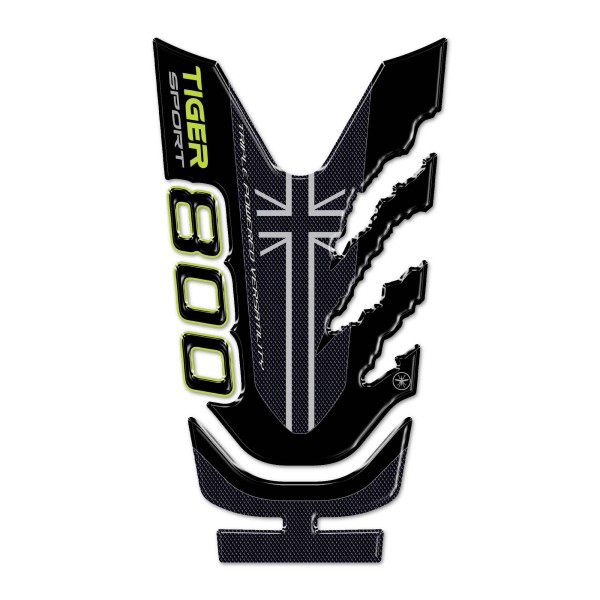 Adhésif 3D de protection de réservoir compatible avec Triumph Tiger 800 Sport 2025