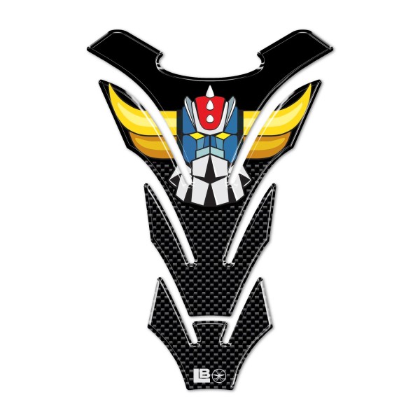 Protecteur de réservoir de moto adhésif 3D Ufo Robot Goldrake Grendizer