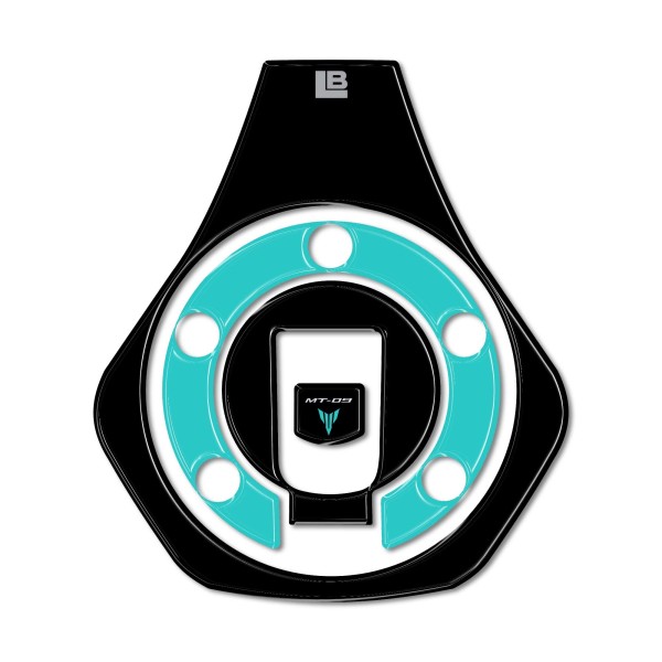 Selbstklebender 3D Tankdeckelschutz Motorrad kompatibel mit Yamaha MT 09 2024-25