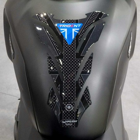 Protection de réservoir en résine 3D pour moto Triumph Trident 660 compatible 2021-24