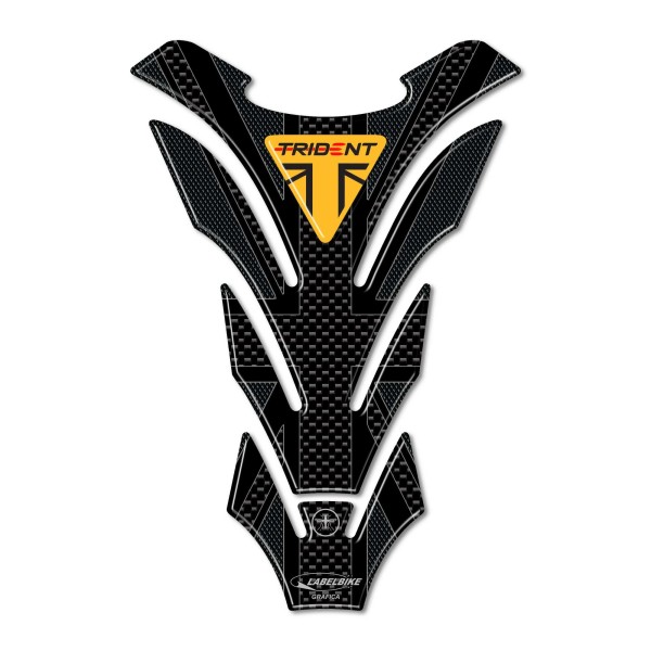 Protection de réservoir en résine 3D pour moto Triumph Trident 660 compatible 2021-24