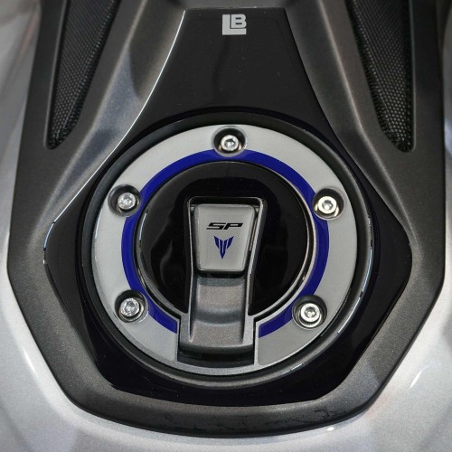 Pegatina 3D de protección de enchufe sin llave compatible con Yamaha MT-09 2024-2025