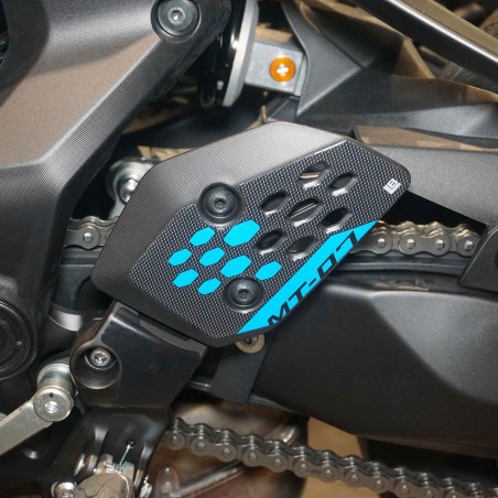 3D Heel Pad Stickers compatible avec Yamaha MT-07 2025