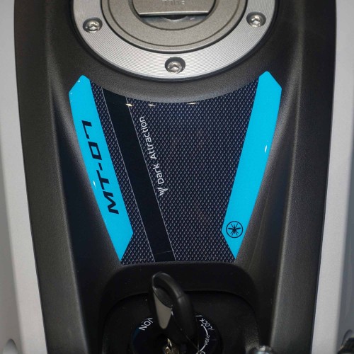 Aufkleber 3D Motorrad-Zündschlüsselschutz kompatibel mit Yamaha MT-07 2025