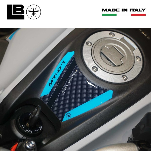 Pegatina 3D protector de llave de encendido de moto compatible con Yamaha MT-07 2025