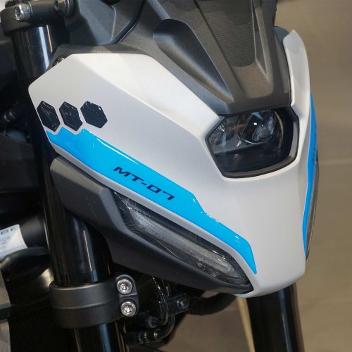 3D Stickers Motorcycle Front Face Protectors compatible with Yamaha MT-07 2025