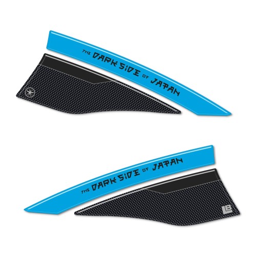 Pegatina de protección de guardabarros de resina 3D compatible con Yamaha MT-07 2025 2