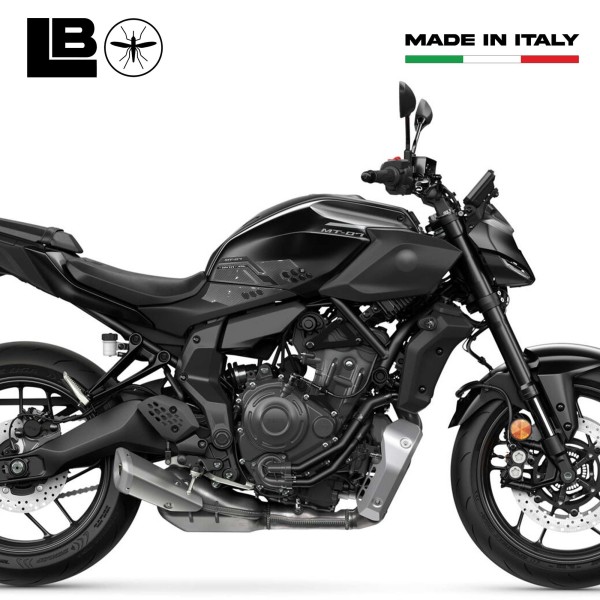 Stickers 3D Protections latérales de réservoir de moto compatibles avec Yamaha MT-07 2025