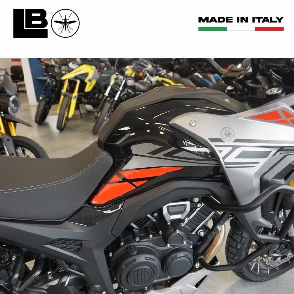 Stickers 3D Protections latérales de réservoir compatibles avec Morbidelli T1002VX 2025