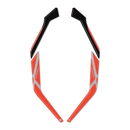 Pegatinas 3D Protectores de asas de maletero compatibles con Morbidelli T1002VX 2025