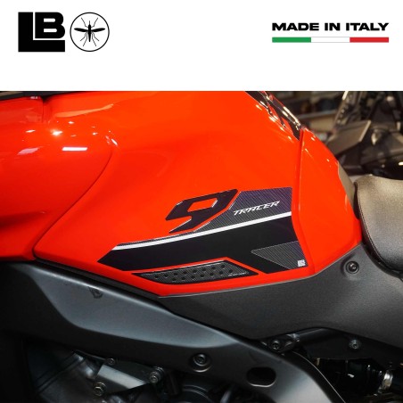 Stickers 3D Tank Side Protectors compatible avec Yamaha Tracer 9 2025