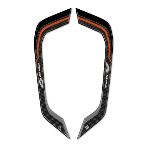 3D Stickers Passenger Handles compatible with Yamaha Tracer 9 2025 2