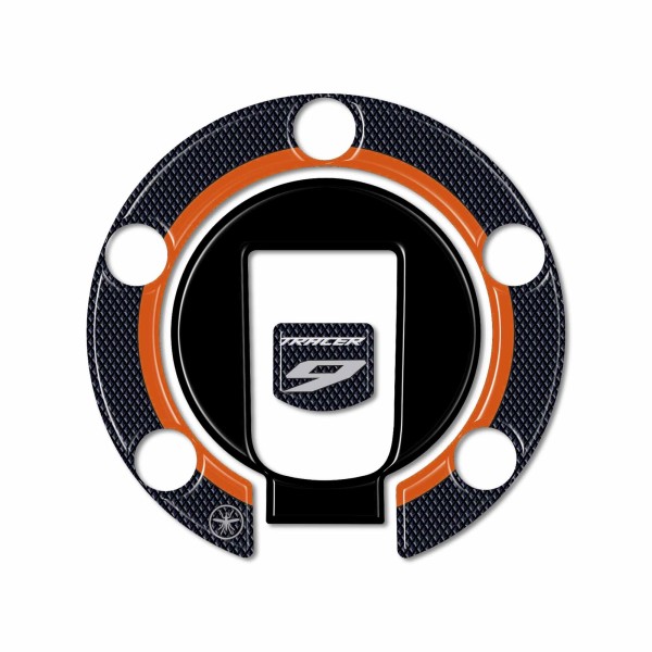 Sticker 3D Protección tapa depósito moto compatible con Yamaha Tracer 9 2025