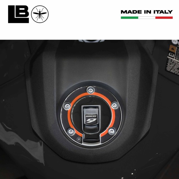 Sticker 3D Protección tapa depósito moto compatible con Yamaha Tracer 9 2025