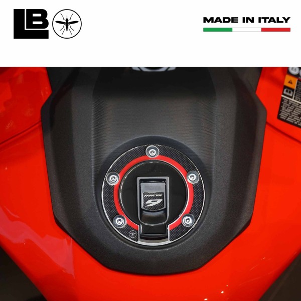 Aufkleber 3D Tankdeckelschutz Motorrad kompatibel mit Yamaha Tracer 9 2025