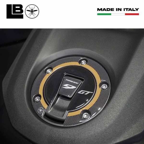 Sticker 3D Keyless Tank Key Cap Motocicleta compatible con Yamaha Tracer 9 GT 2025