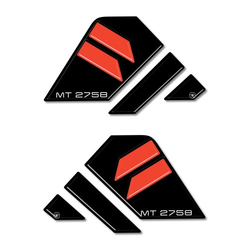 Side Protectors Stickers compatible with Moto Guzzi Stelvio Duecento Tributo 2