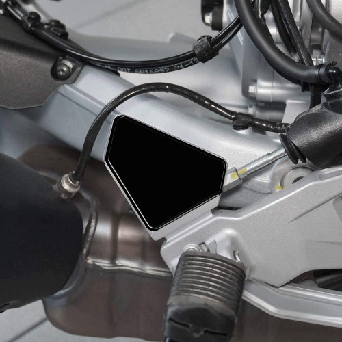 3D Heel pad stickers compatible with Moto Guzzi Stelvio Duecento Tributo