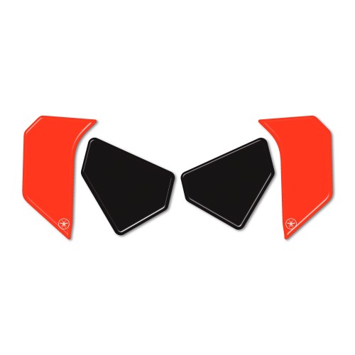 3D Heel pad stickers compatible with Moto Guzzi Stelvio Duecento Tributo 2