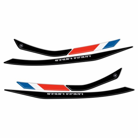 Stickers de protection de guidon compatibles avec Moto Guzzi Stelvio Duecento Tributo