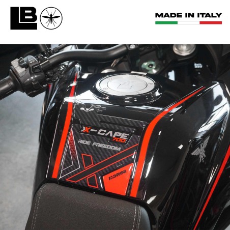 Protège réservoir adhésif 3D compatible avec Moto Morini X-Cape 700 2025