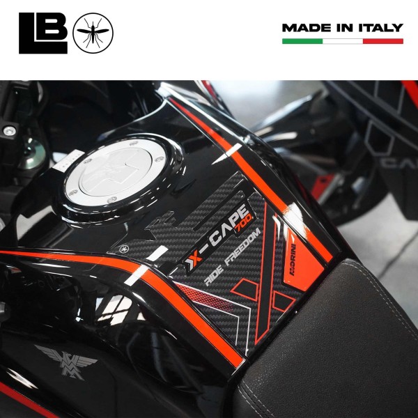 3D Klebetankschutz kompatibel mit Moto Morini X-Cape 700 2025