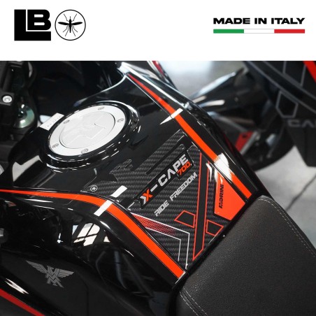 Protège réservoir adhésif 3D compatible avec Moto Morini X-Cape 700 2025