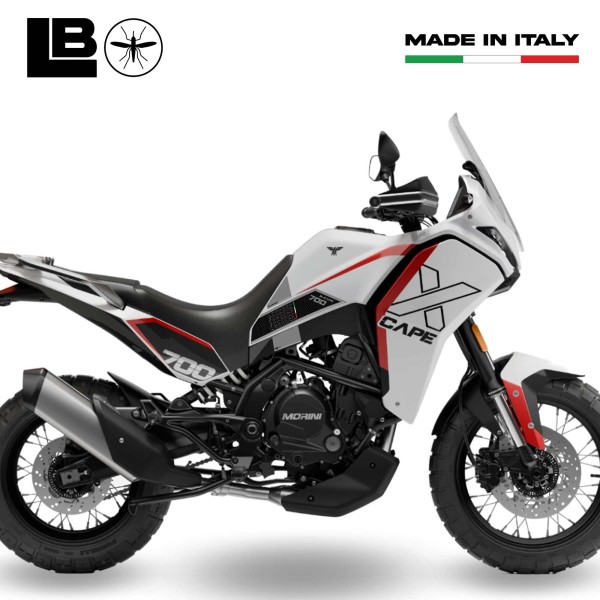 Kit d'autocollants 3D de protection de réservoir compatible avec Moto Morini X-Cape 700 2025