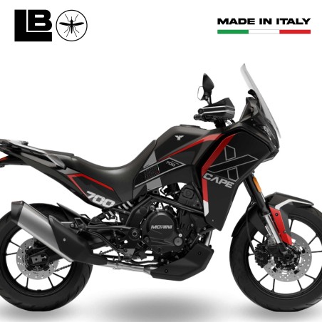 Tank Protektoren 3D Aufkleber Kit kompatibel mit Moto Morini X-Cape 700 2025