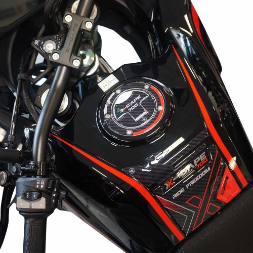 Tank key cap sticker kit compatible with Moto Morini X-Cape 700 2025