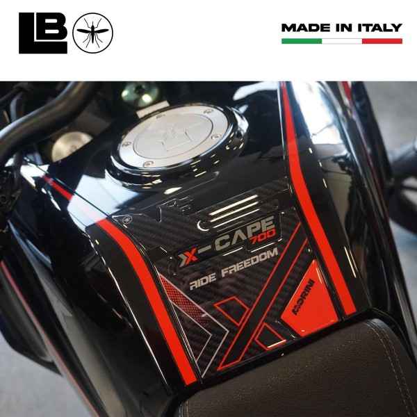 Kit de adhesivos para tapones de depósito compatibles con Moto Morini X-Cape 700 2025