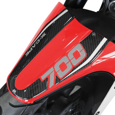 3D Kotflügelschutz Aufkleber kompatibel mit Moto Morini X-Cape 700 2025