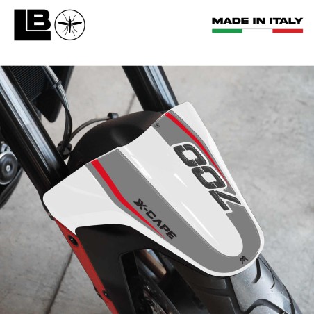 3D Mudguard Protection Sticker compatible with Moto Morini X-Cape 700 2025
