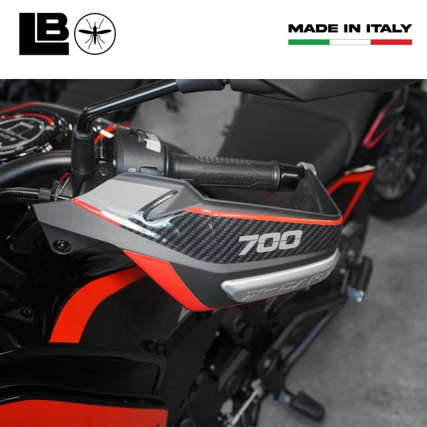 3D Aufkleber Handschützer kompatibel mit Moto Morini X-Cape 700 2025