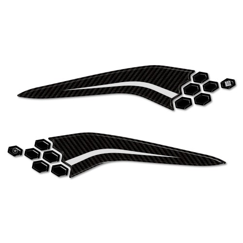 3D Stickers Side Protectors Scooter compatible with Zontes 368 G 2025 2