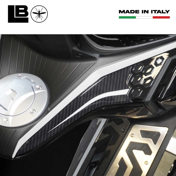 Pegatinas 3D Protectores laterales Scooter compatible con Zontes 368 G 2025