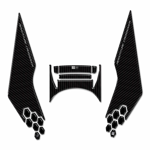 3D Stickers Scooter Centre Protectors compatible avec Zontes 368 G 2025