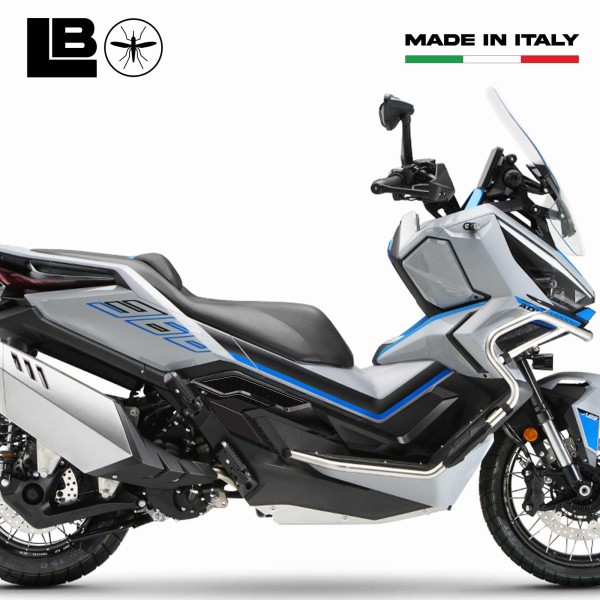 3D Stickers Passenger footrest protectors compatible with Zontes 368 G 2025