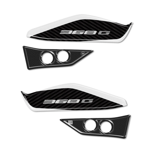 Stickers 3D Handguards Scooter compatible avec Zontes 368 G 2025