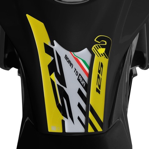 Protecteur de réservoir 3D adhésif compatible avec Aprilia RS 125 2021-25