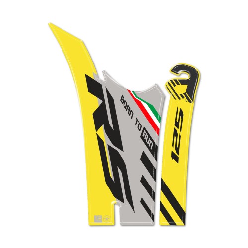 Adhesive 3D Tank Protector Motorcycle compatible with Aprilia RS 125 2021-25 2