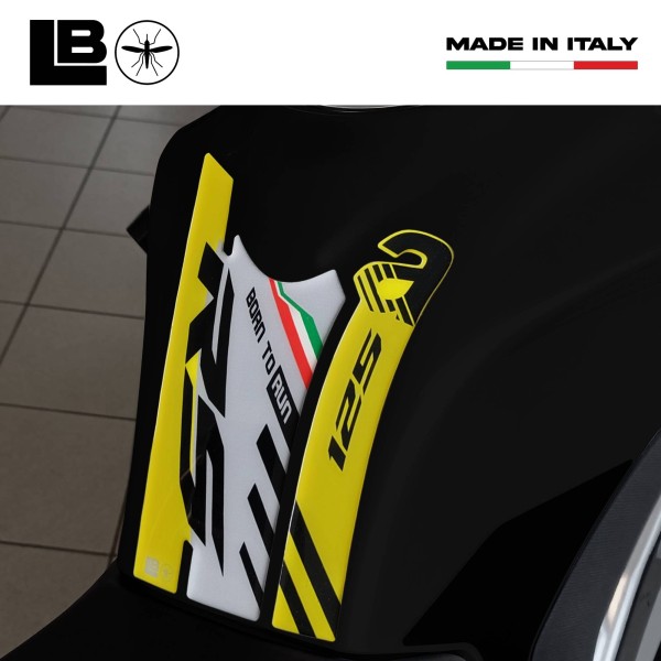 Selbstklebender 3D Tankschutz Motorrad kompatibel mit Aprilia RS 125 2021-25