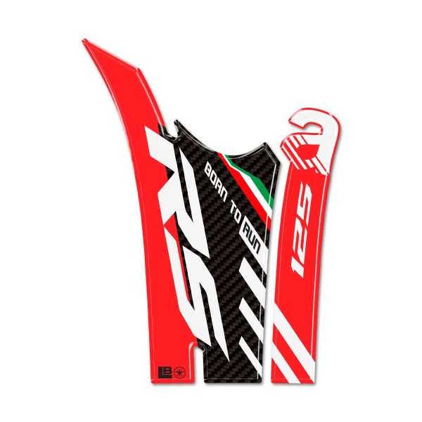 Protecteur de réservoir 3D adhésif compatible avec Aprilia RS 125 2021-25