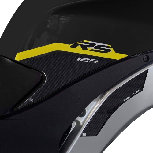Stickers 3D Tank Side Protectors compatible avec Aprilia RS 125 2021-25