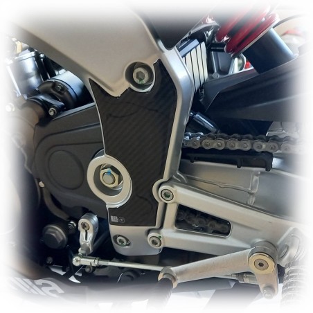 3D Aufkleber Fersenschützer Motorrad kompatibel mit Aprilia RS 125 2021-25