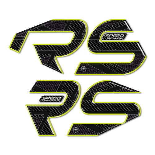 Autocollants 3D pour le réservoir compatible avec Triumph Speed Triple 1200 RS 2025 2