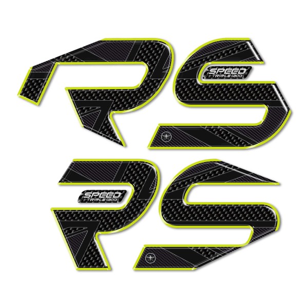 Autocollants 3D pour le réservoir compatible avec Triumph Speed Triple 1200 RS 2025