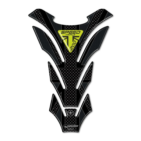 Pegatina 3D protector de depósito de moto compatible con Triumph Speed Triple 1200 RS 2025